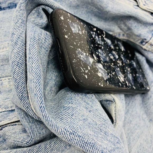 iPhone 7/8 Plus Case Black 3D Confetti Print Cover - Picture 6 of 7